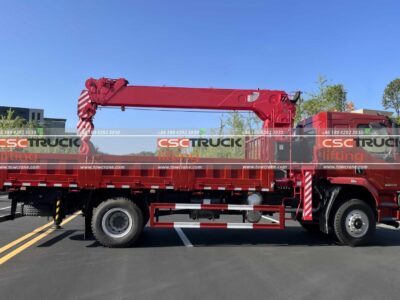 6 Wheelers 10 Ton Truck Telescopic Crane (4)
