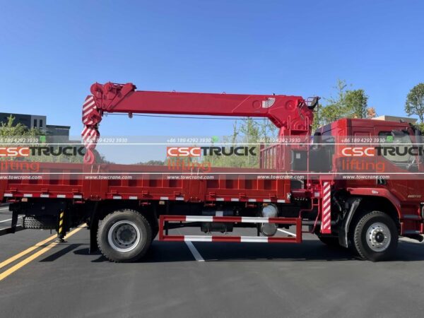 6 Roulants 10 Grue télescopique de camion de tonne (4)