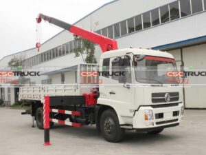 6 ဘီးသမား 6 တန်ထရပ် Telescopic Crane