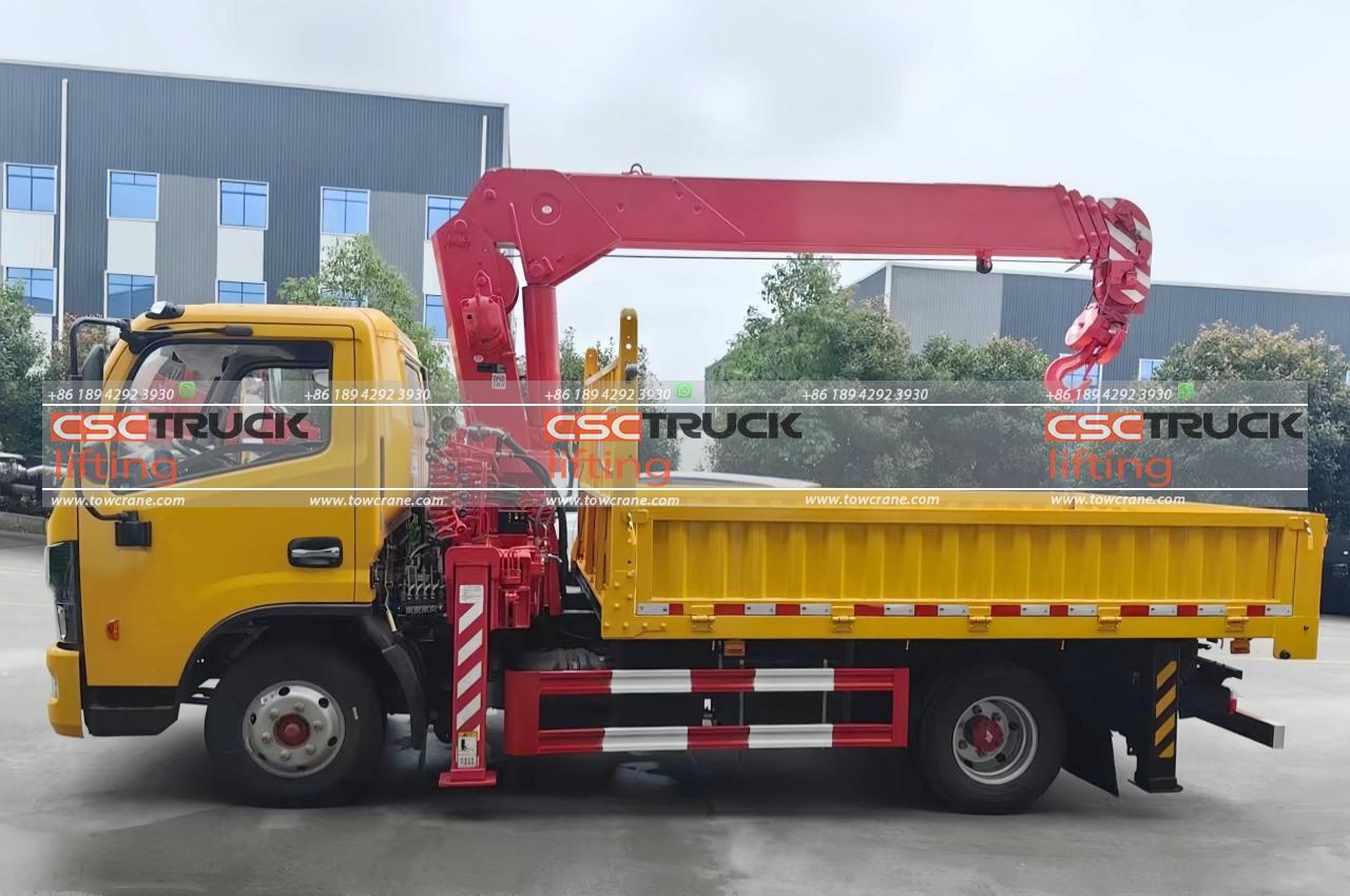 6 Wheelers Truck Telescopic Crane 5 Tonelada (2) 6 Wheelers Truck Telescopic Crane 5 Ton (2)
