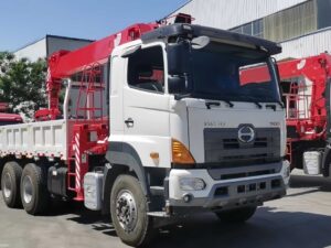 HINO 10 တန်ထရပ် Telescopic Crane