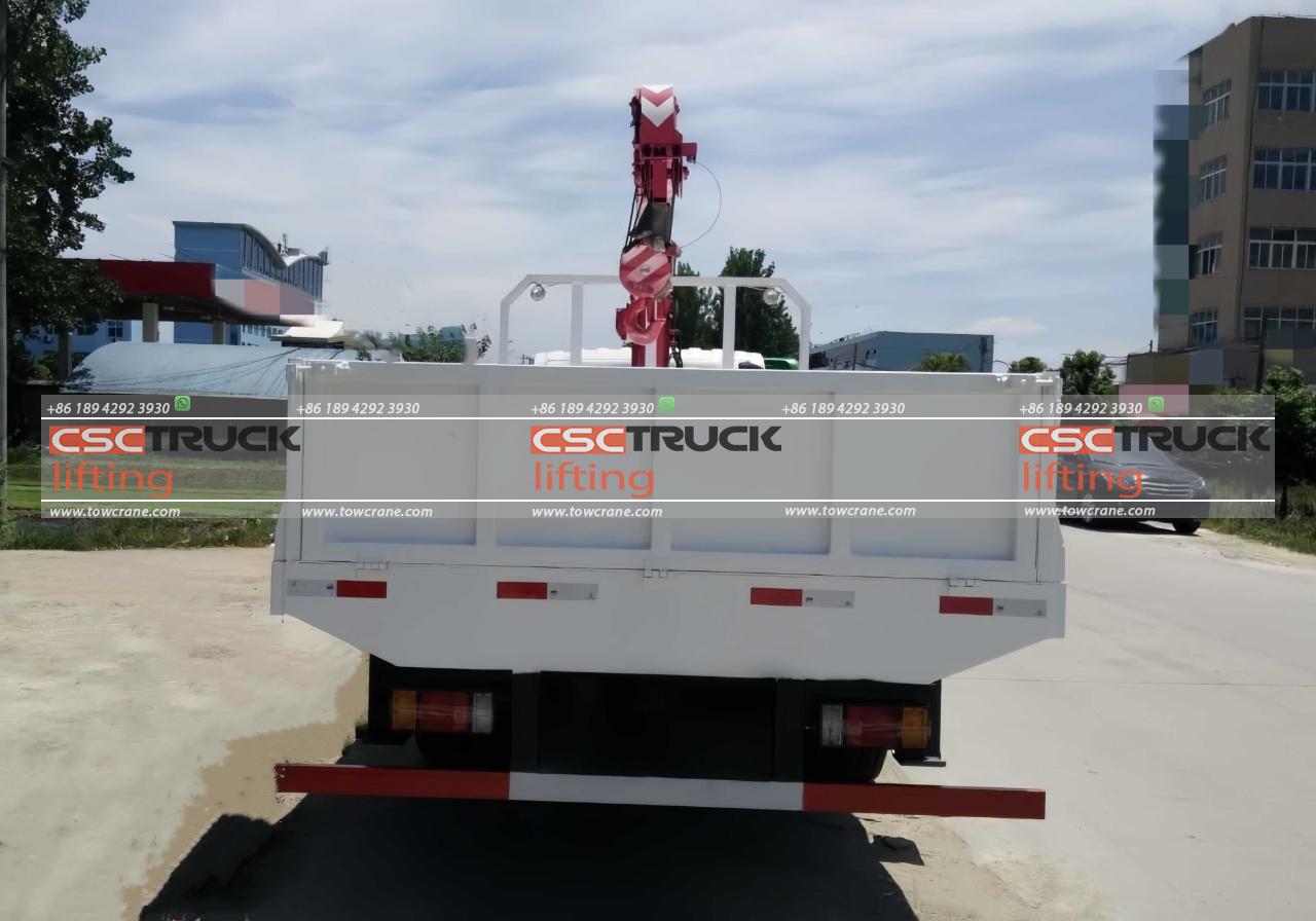 איסוזו 5 מנוף טלסקופי טון משאית (4) ISUZU 5 Ton Truck Telescopic Crane (4)
