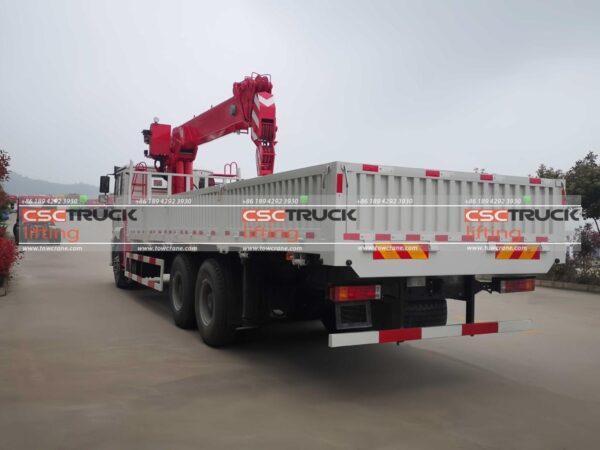 SHACMAN H3000 12 Grue télescopique de camion de tonne (6)