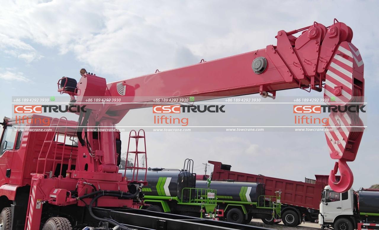 SHACMAN M3000 14 Grúa telescópica ar dätä bo̲jä tonelada (3) SHACMAN M3000 14 Ton Truck Telescopic Crane (3)
