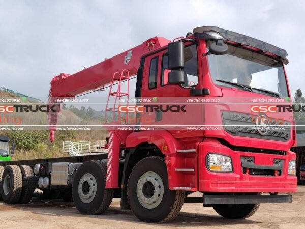 SHACMAN M3000 14 Grue télescopique de camion de tonne (4)