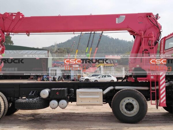 SHACMAN M3000 14 Grue télescopique de camion de tonne (6)