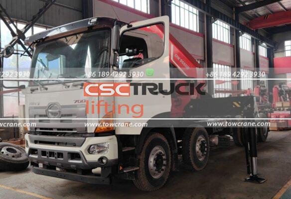 HINO 20 ቶን ክኑክል ቡም ክሬን