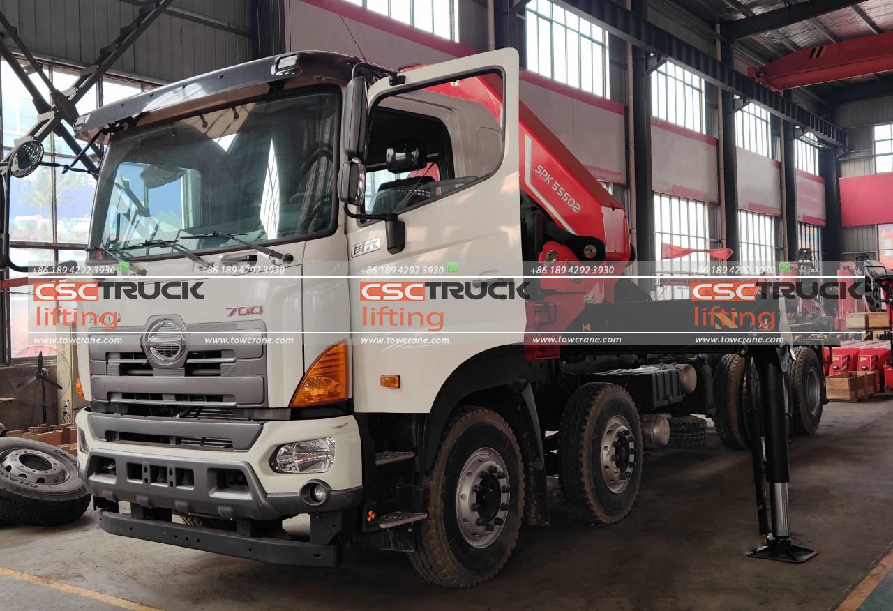 HINO 20 טון קנוקל בום קריין HINO 20 Ton Knuckle Boom Crane
