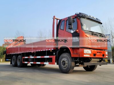 6 Ton 10 Wheelers Knuckle Boom Crane (2)