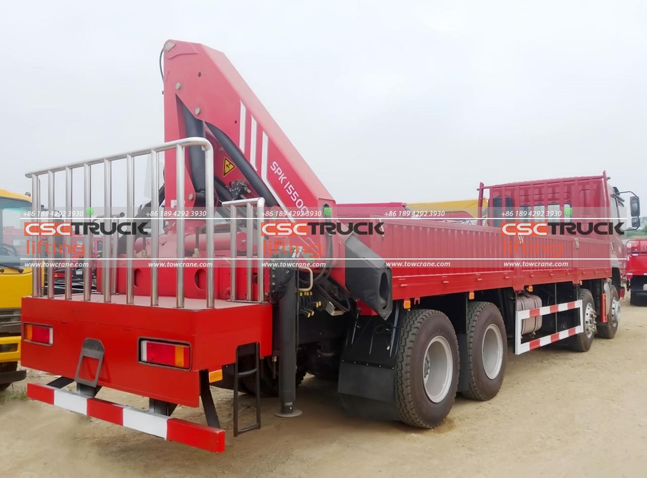 6 тонна 10 Кран з поворотною стрілою Wheelers (5) 6 Ton 10 Wheelers Knuckle Boom Crane (5)