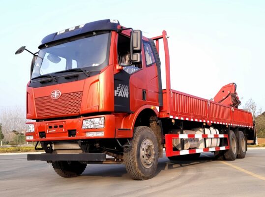 6 ቶን 10 Wheelers አንጓ ቡም ክሬን (8)