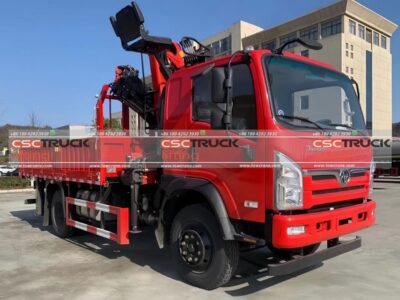 6 Wheelers 6 Ton Knuckle Boom Crane (2)