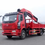6 Wheelers 9 Ton Knuckle Boom Crane