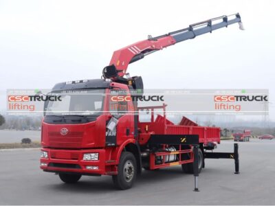 6 Wheelers 9 Ton Knuckle Boom Crane (2)