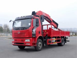 6 ဘီးသမား 9 Ton Knuckle Boom Crane