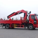 DiMavhiris BTon Knuckle Boom CraneYellow Plate Tow Trucks 6 Wheelers 9 Ton Knuckle Boom Crane (4)