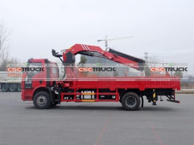 6 Wheelers 9 Ton Knuckle Boom Crane (5)