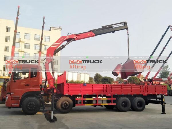 9 TON 12 Wheelers Knuckle Boom Crane (4)