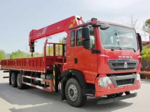 HOWO 14 Ton Truck Telescopic Crane (2)