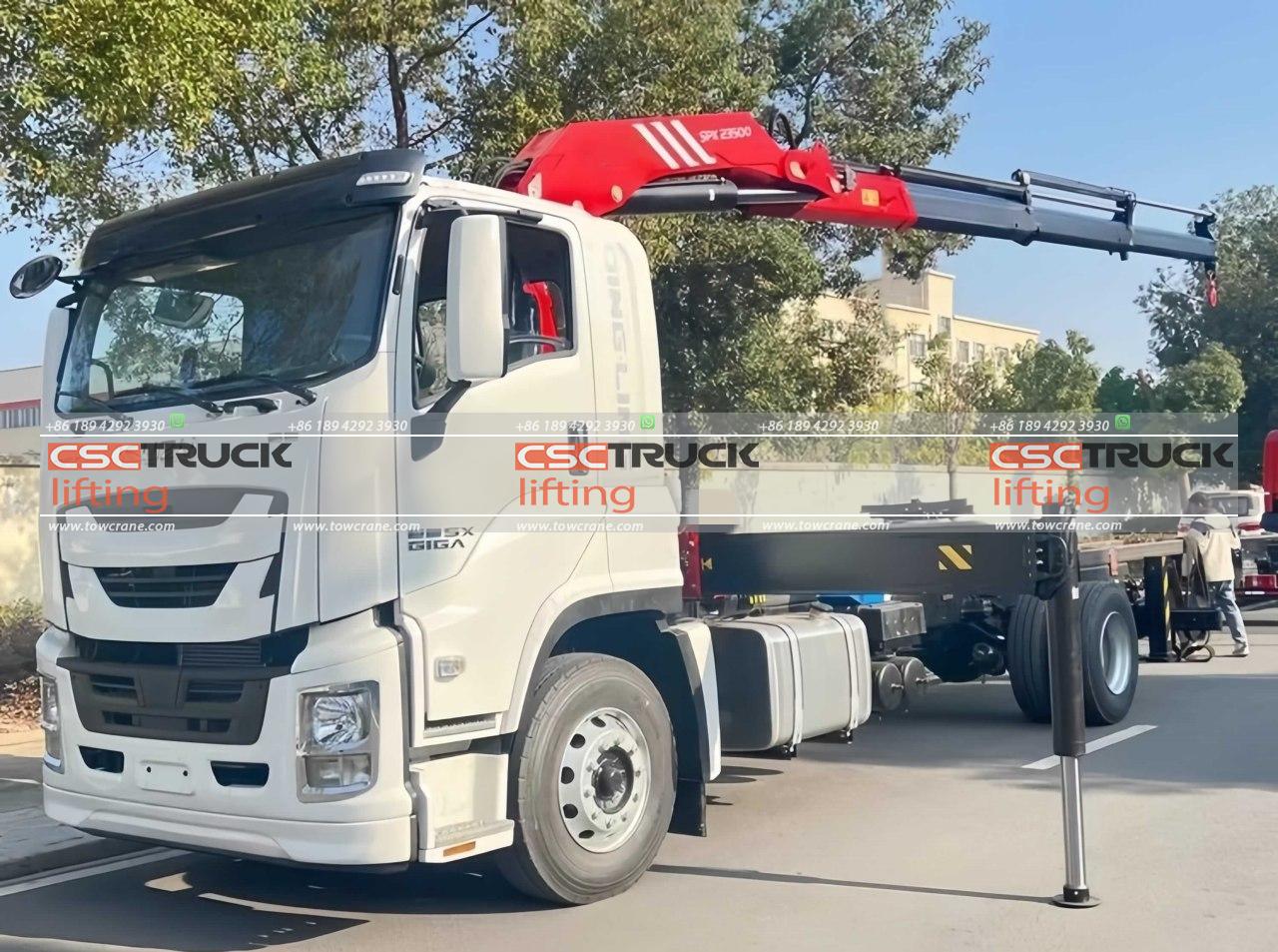 ISUZU GIGA TSI 6 Ton Knuckle Boom Crane ISUZU GIGA 6 Ton Knuckle Boom Crane