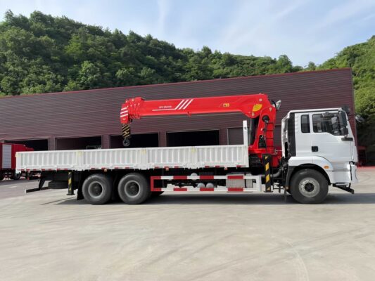 SHACMAN 14 Ton Truck Garabi Teleskopikoa (4)