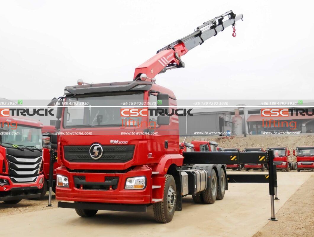 Shacman 16 Ton Knuckle Boom Crane