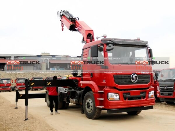 SHACMAN 16 Ton Knuckle Boom Crane (2)