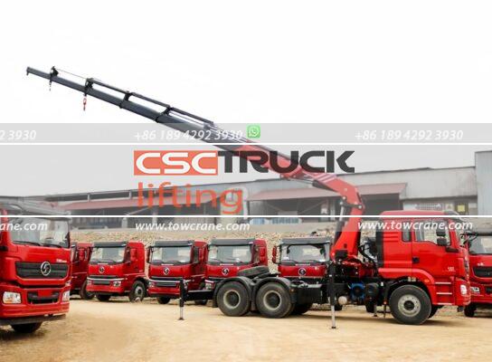 Shacman 16 Ton knuckle boom crane (5)