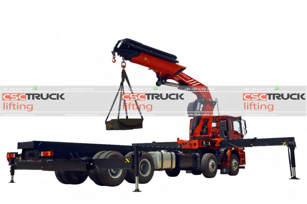 SHACMAN 23 Ton-Knuckle-Boom-Kran (6)