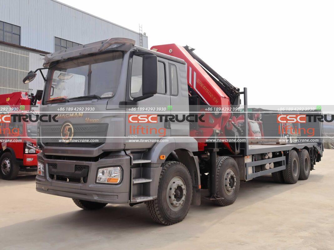 SHACMAN H3000 21 Ton Knuckle Boom Crane (2)