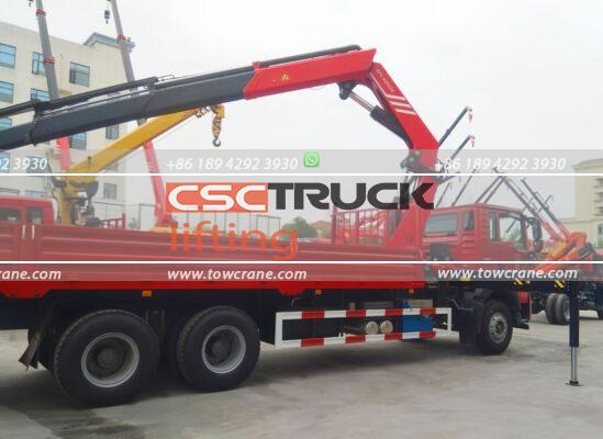 SHACMAN M3000 15 ቶን ክኑክል ቡም ክሬን (3)