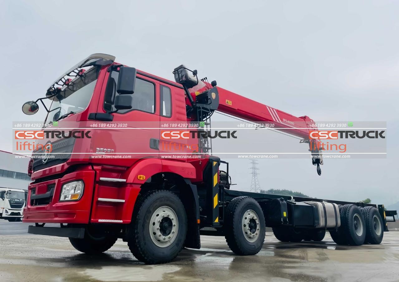 SHACMAN M3000 18 Телескопічний кран-вантажівка Ton (2) SHACMAN M3000 18 Ton Truck Telescopic Crane (2)