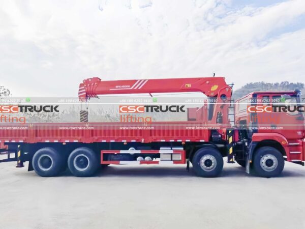 SHACMAN M3000 18 Grue télescopique de camion de tonne (3)