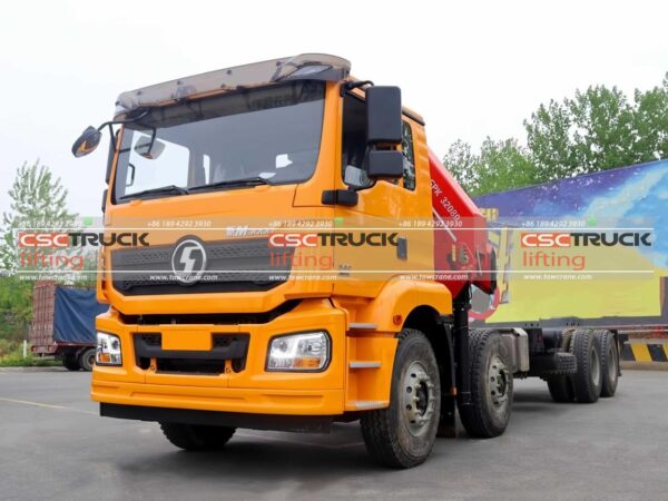 SHACMAN M3000 9 Ton Knuckle Boom Crane