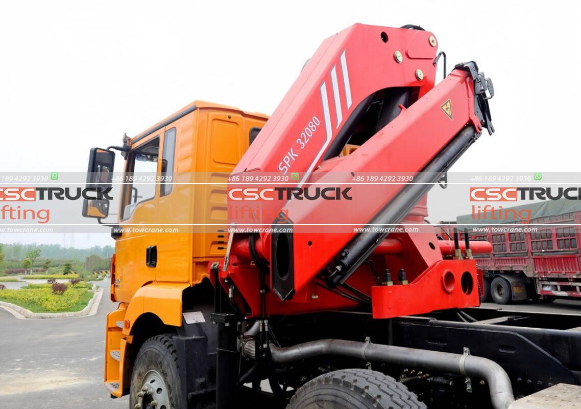 Shacman m3000 9 Ton Knuckle Boom Crane (7)