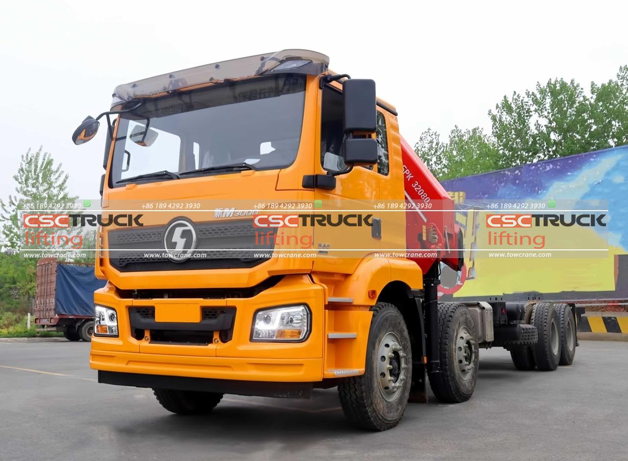 SHACMAN M3000 9 Grúa k'uk'umel articulada u tonelada SHACMAN M3000 9 Ton Knuckle Boom Crane