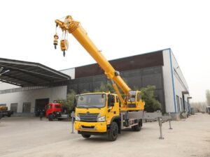 ዳጂንጋንግ ES5 190 የፈረስ ጉልበት 4X2 24 ቶን 10 ሜትር የጭነት መኪና ክሬን