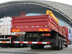 ዴሎንግ ኤፍ 3000 290 የፈረስ ጉልበት 8X4 31ቶን የጭነት መኪና የተገጠመ ክሬን