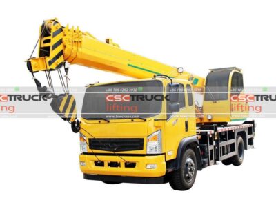 Huashen T5 140Horsepower 4X2 8Ton Four Section Boom Crane