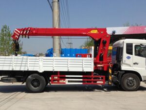 ቲያንጂን 180 የፈረስ ጉልበት 4X2 15ቶን የጭነት መኪና ከክሬን ጋር