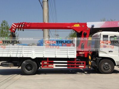 Tianjin 180Horsepower 4X2 15Ton Truck With Crane