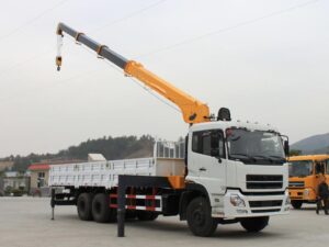 ቲያንሎንግ 245 የፈረስ ጉልበት 6X4 25ቶን የጭነት መኪና የተገጠመ ክሬን።