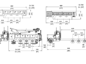 30 Ton Rotator Tow Truck Body Unit