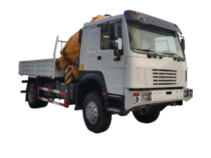 HOWO Truck 4X2 5.7Ton Mounted Palfinger Crane