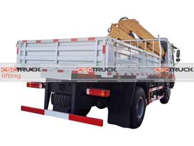 HOWO Truck 4X2 5.7Ton Mounted Palfinger Crane