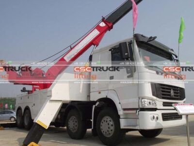 Howo 31 Ton Tow Truck With Crane