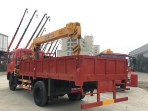 Dongfeng 11.4 Craein Teileascópach Ton Truck