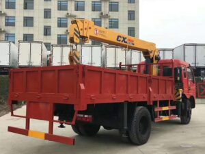 Dongfeng 11.4 Craein Teileascópach Ton Truck