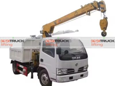 Dongfeng 3.5 Tons Dump Truck Mounted Crane