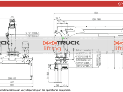 HOWO Truck Mounted 5T Palfinger Crane